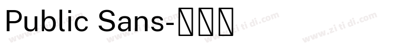 Public Sans字体转换